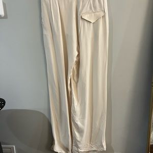 FULL LENGTH SATIN EFFECT PANTS